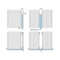 CPD Chit de conectare panouri laterale usi duble ECLIPS